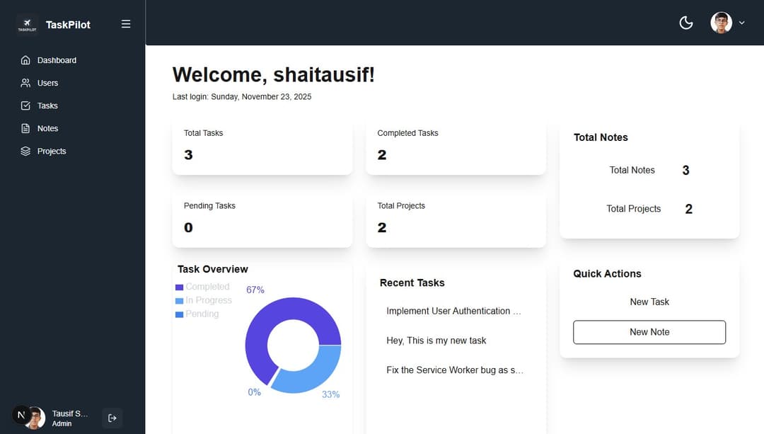 TaskPilot preview